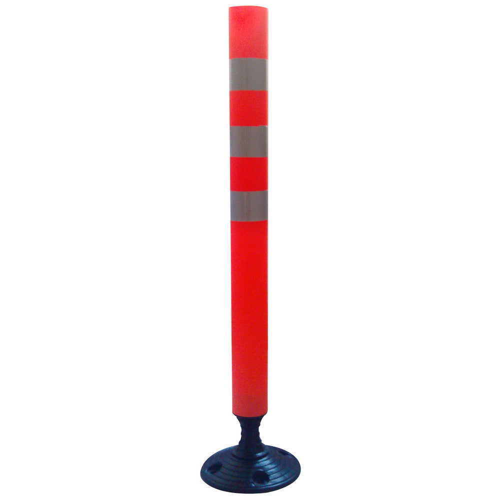PRO-SAFE DH-RP-1 36" High x 3" Wide Reflective Tubular Surface Mount Delineator