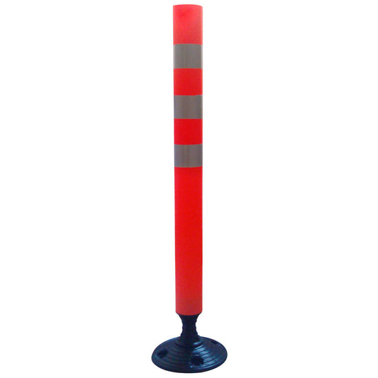 PRO-SAFE DH-RP-1 36" High x 3" Wide Reflective Tubular Surface Mount Delineator