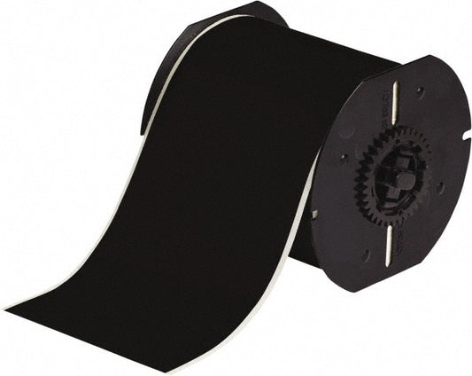 Brady 141987 Vinyl Tape 4" x 100', Black