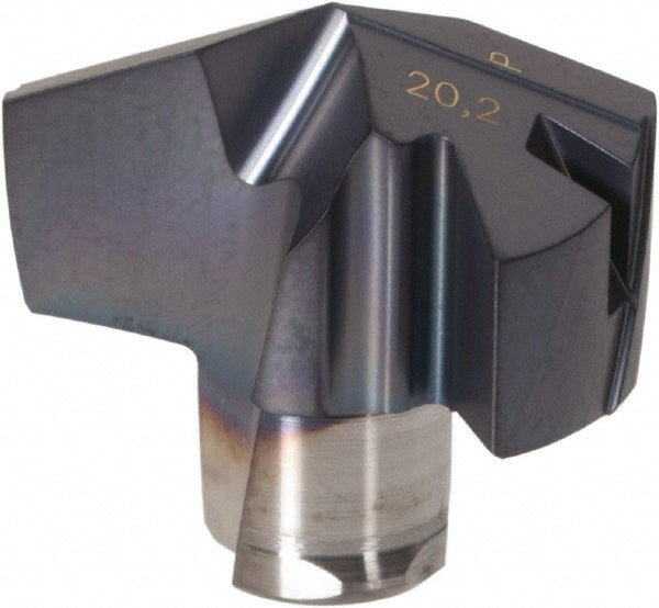 Iscar 5509088 Replaceable Drill Tips ICP0795 IC908, 0.7950" Dia, 20.19 mm Dia, 140 deg Point,  IC908