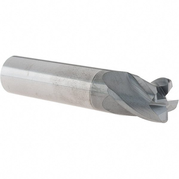 Supermill 5251491 Corner Radius End Mill 5/8" Dia, 3/4" LOC, 0.06" Radius, 4 Flutes, Solid Carbide
