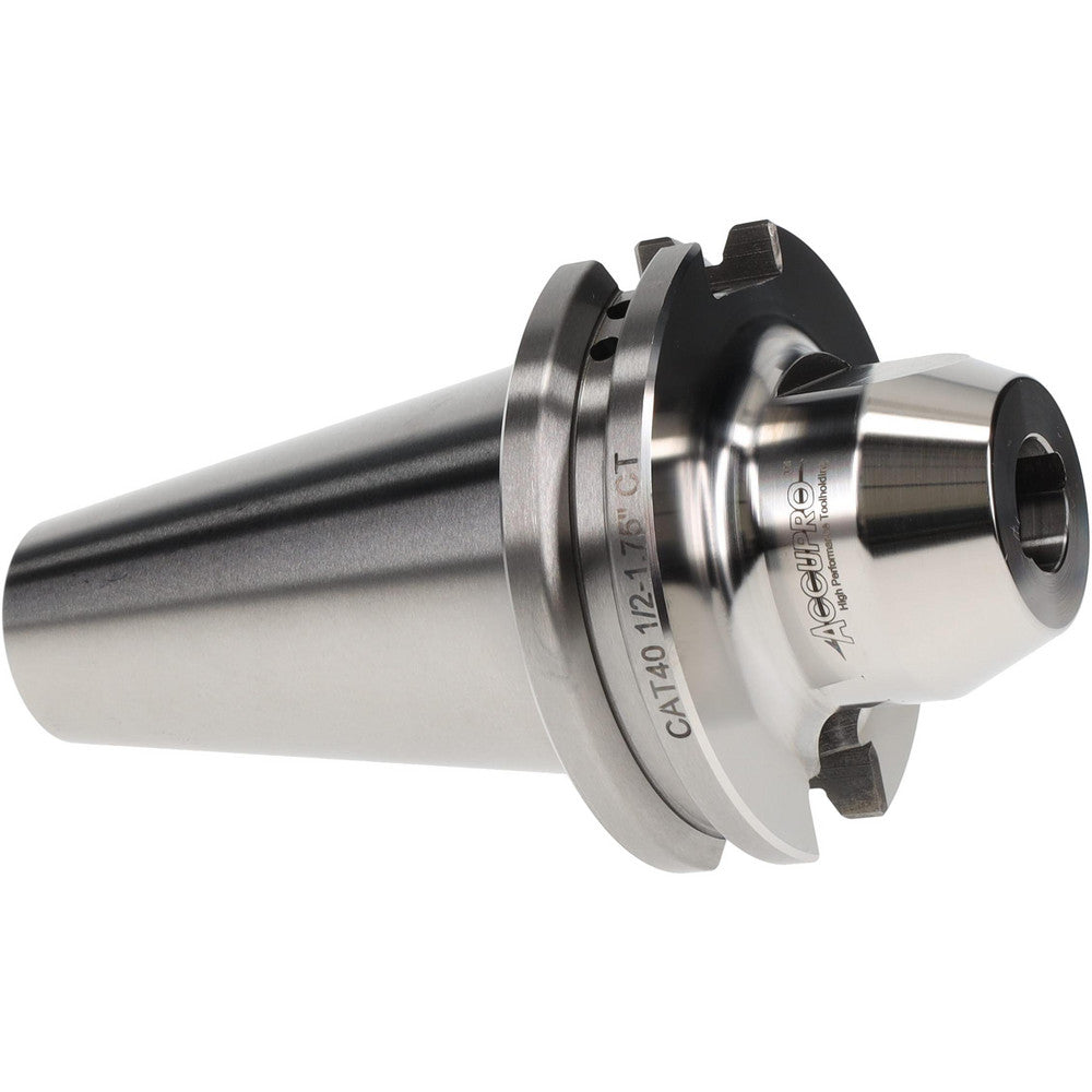 Accupro 772046 End Mill Holder CAT40 Taper, Taper Shank, 1/2" Hole Dia