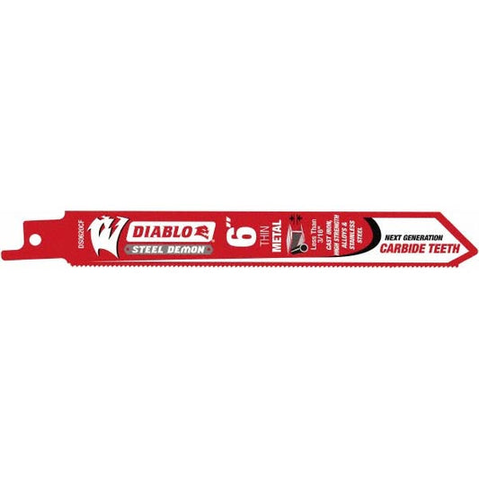 DIABLO DS0620CF Reciprocating Saw Blade Solid Carbide
