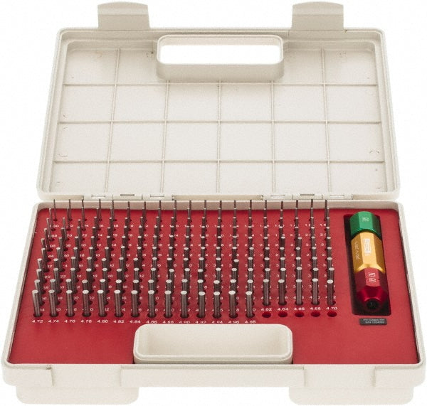 SPI 22-179-6 Class ZZ Plug Gage Set 1.3 to 4.98 mm Range, 185 Pc