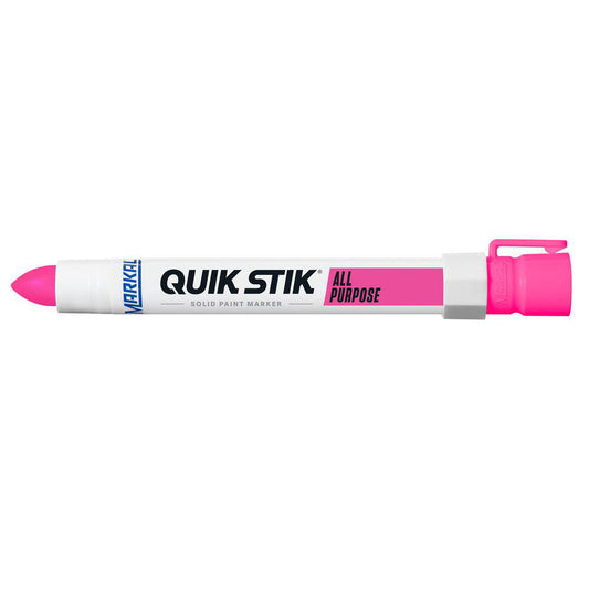 Markal 61044 Solid Paint Marker Fluorescent Pink, Bullet Tip