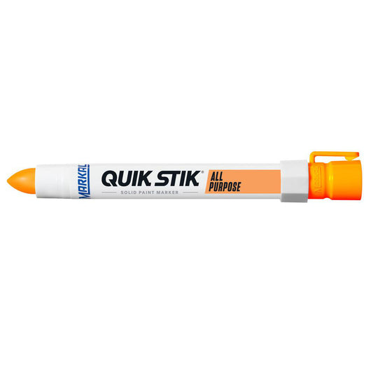 Markal 61043 Solid Paint Marker Fluorescent Orange, Bullet Tip