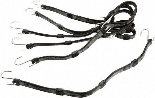 Erickson Manufacturing 06724 Adjustable Bungee Strap Tie Down S Hook, Non-Load Rated