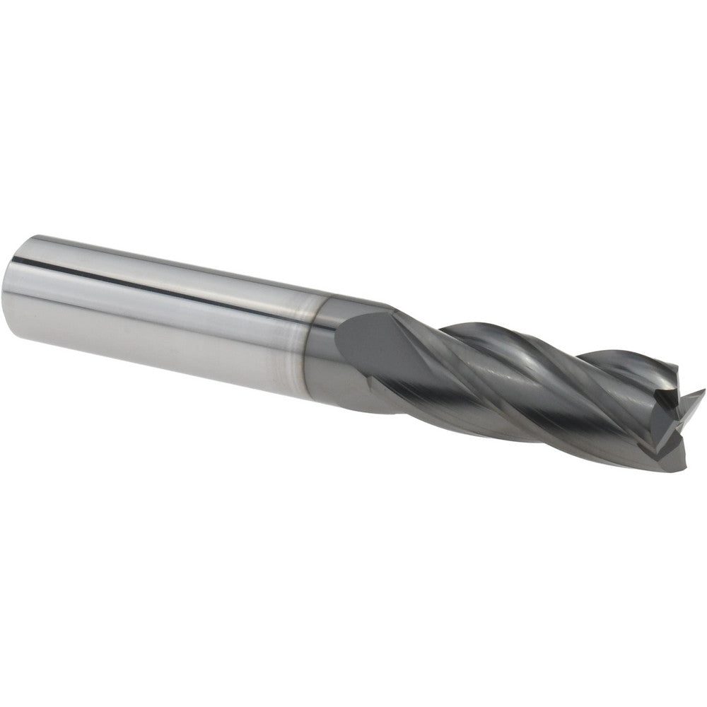 Harvey Tool 15224-C4 Square End Mill 3/8" Dia, 1" LOC, 4 Flute, Solid Carbide