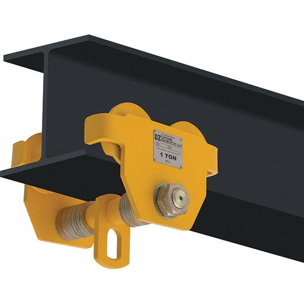OZ Lifting Products OZ1PBT Trolleys Type Beam  Maximum Flange Width 8 (Inch) Maximum Flange Width (Decimal Inch) 8.0000  Minimum Flange Width (Decimal Inch) 2.5200  Minimum Radius (Inch) 3.2800  Flange Width (Inch) 2.52 to 8