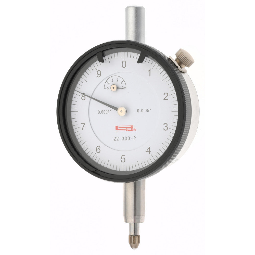 SPI CMS160714022 0.05" Range, 0-10 Dial Reading, 0.0001" Graduation Dial Drop Indicator