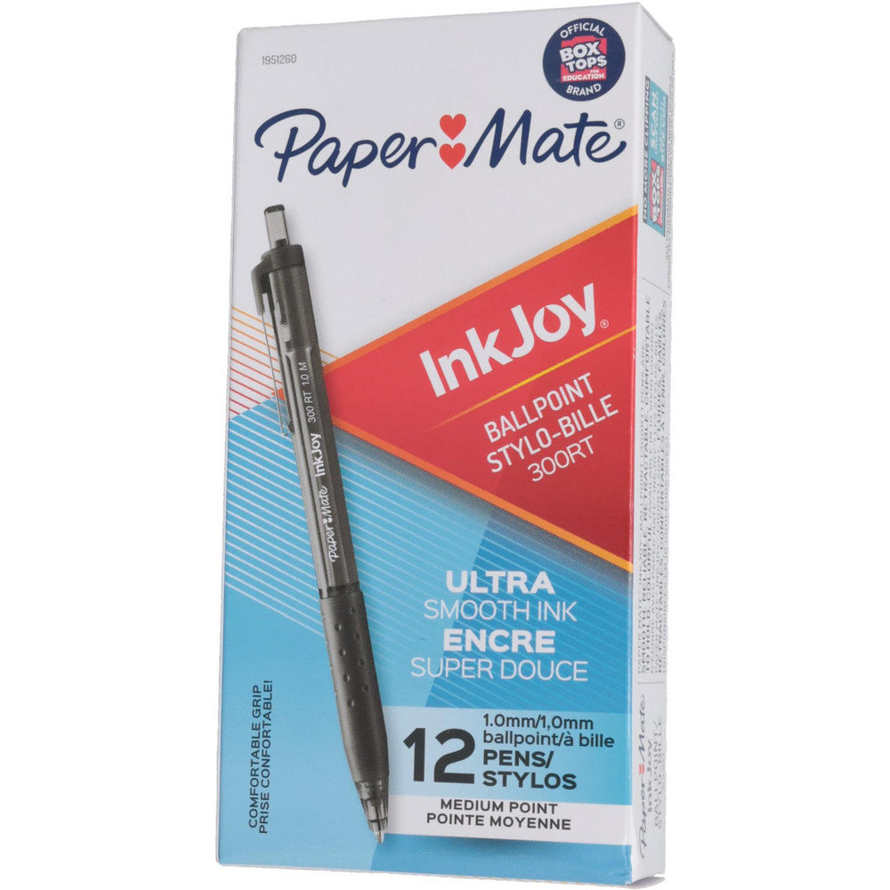 Paper Mate 1951260 Retractable Ball Point Pen 1 mm Tip, Black Ink
