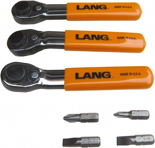Lang 5220 7 Pc Ratcheting Bit Driver Set
