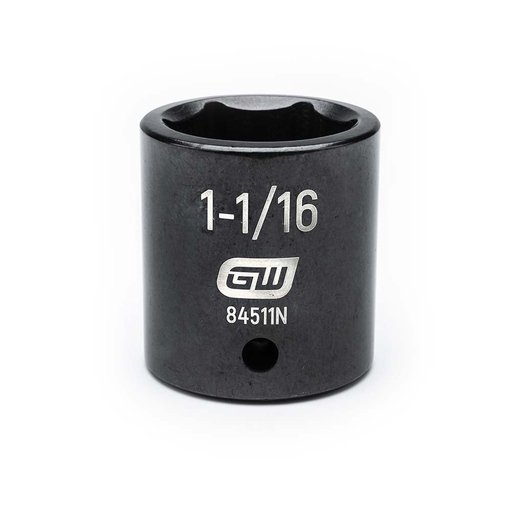 GEARWRENCH 84511N Impact Socket 1/2" Drive, 1-1/16" Socket, Hex Drive