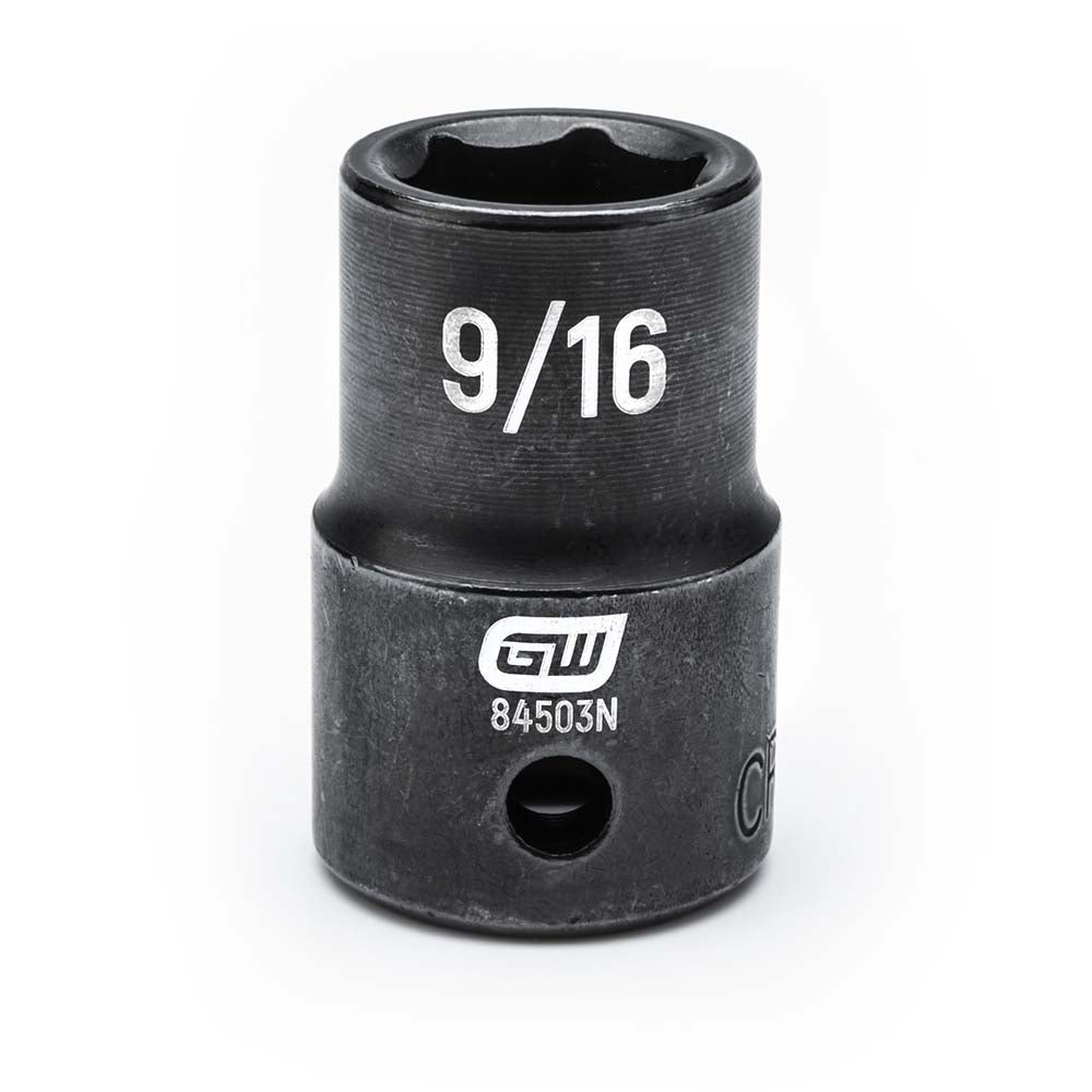 GEARWRENCH 84503N Impact Socket 1/2" Drive, 9/16" Socket, Hex Drive