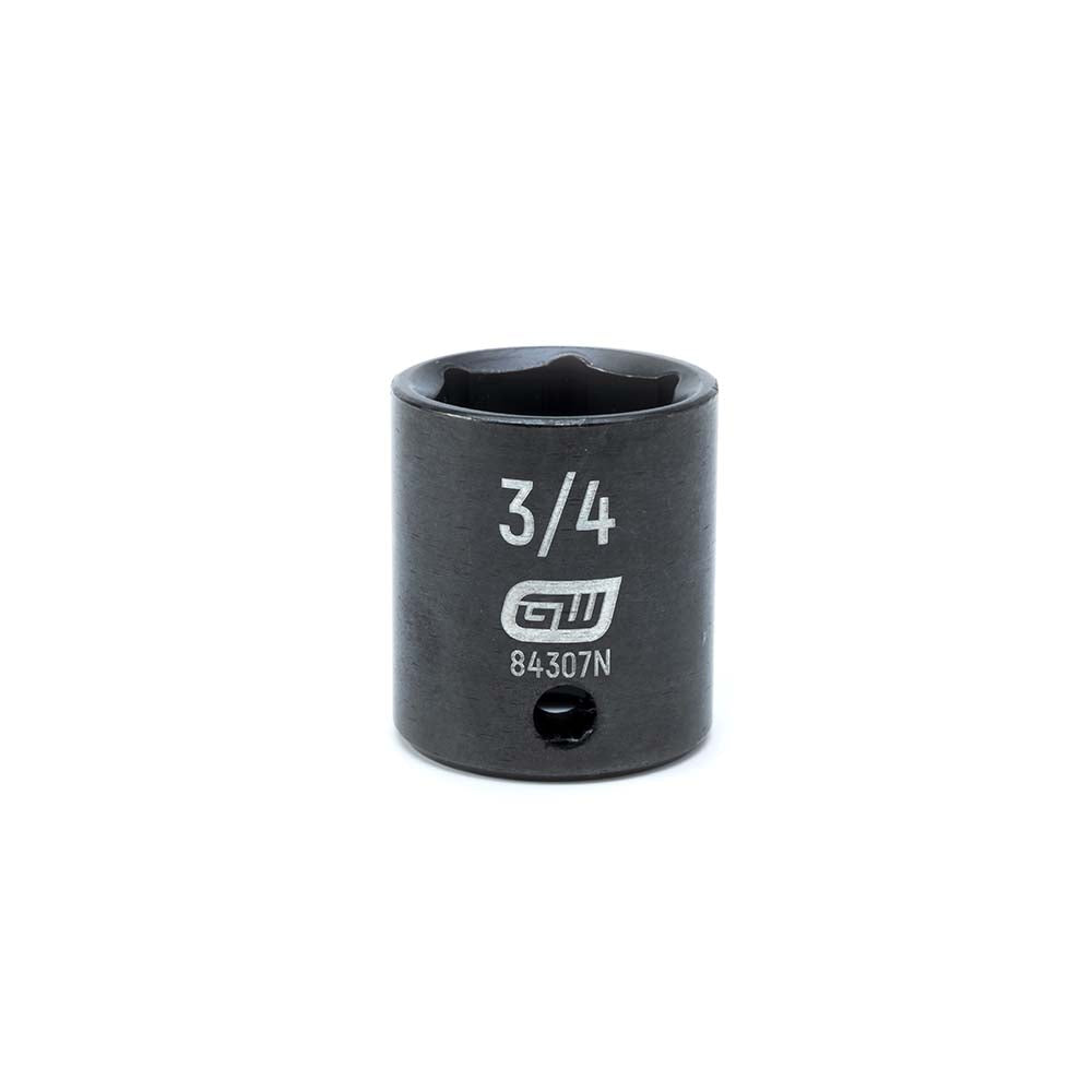 GEARWRENCH 84307N Impact Socket 3/8" Drive, 3/4" Socket, Hex Drive