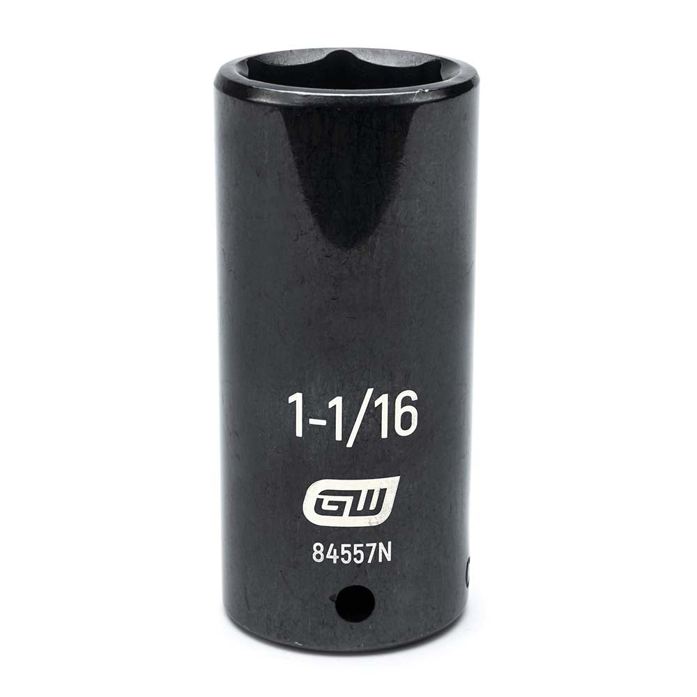 GEARWRENCH 84557N Impact Socket 1/2" Drive, 1-1/16" Socket, Hex Drive