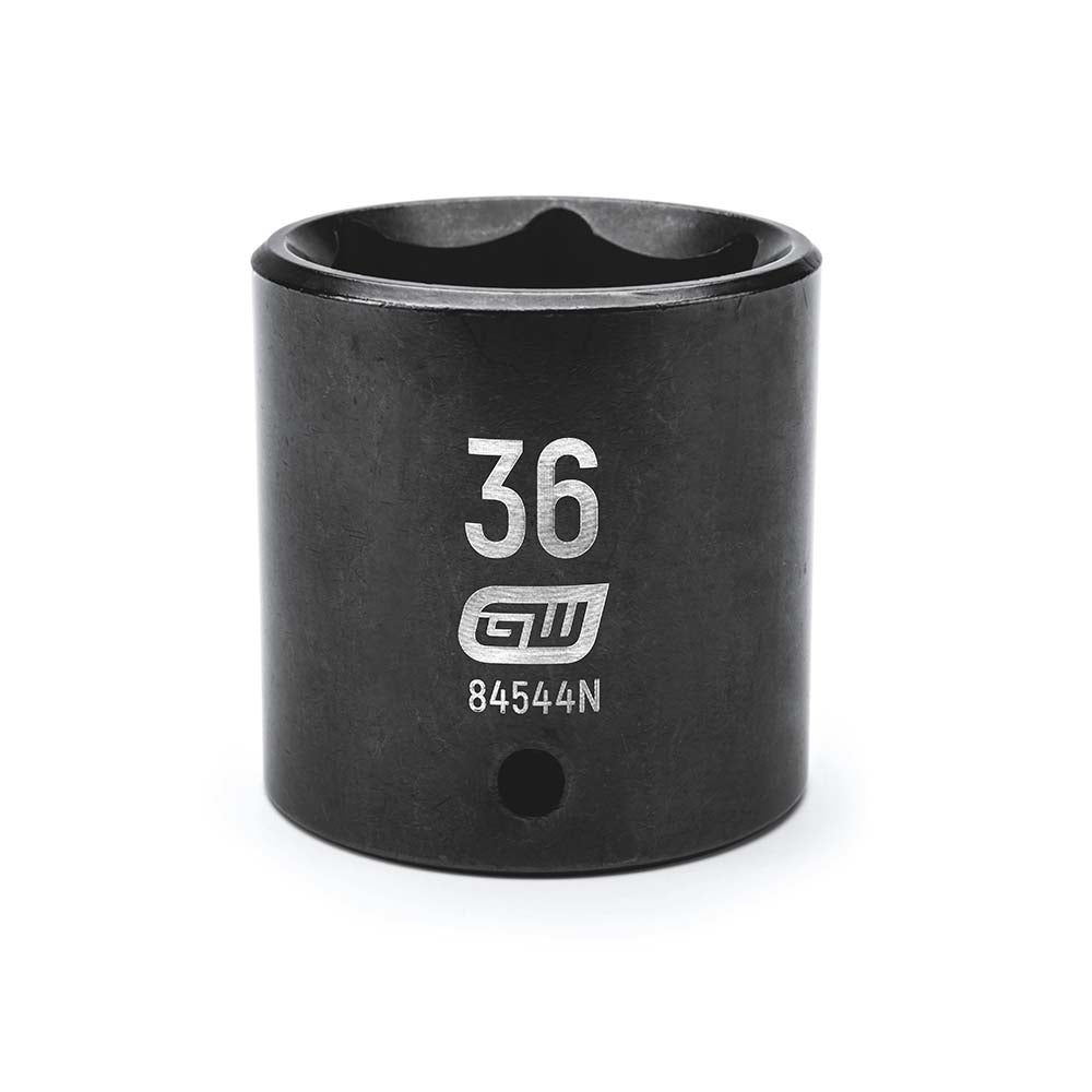 GEARWRENCH 84544N Impact Socket 1/2" Drive, 36mm Socket, Hex Drive