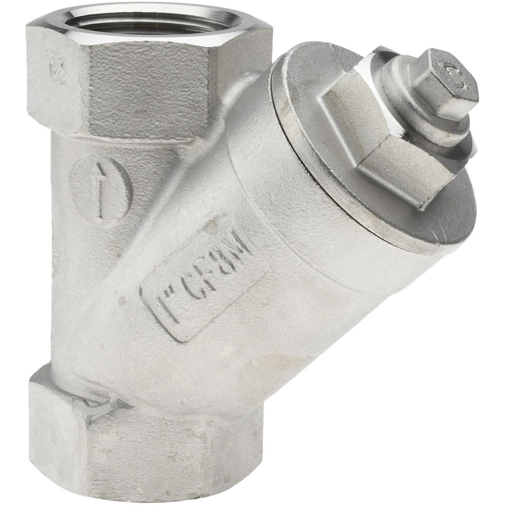 Value Collection YSS-100 1" Pipe, Female NPT Ends, 316 Stainless Steel Y-Strainer