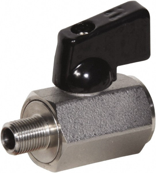 Value Collection 6Q03H10 Miniature Manual Ball Valve 3/8" Pipe, Full Port