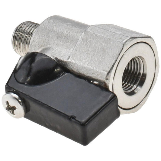 Value Collection 6Q03H06 Miniature Manual Ball Valve 1/8" Pipe, Full Port