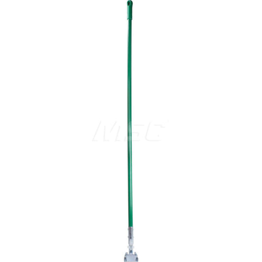 Carlisle 362113EC09 Fiberglass Dust Mop Handle with Clip-On Connector, 60", Green
