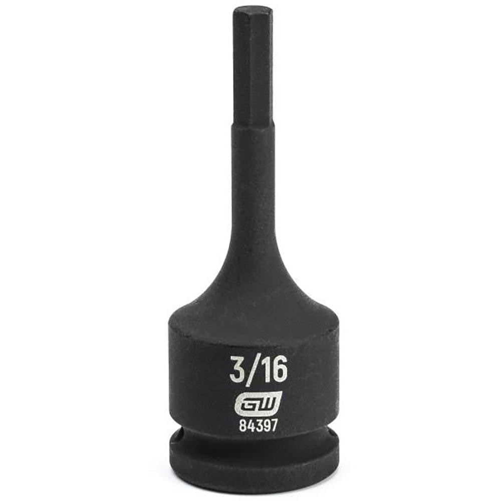 GEARWRENCH 84397 3/8" Drive, 3/16" Hex Size Hex Bit Socket