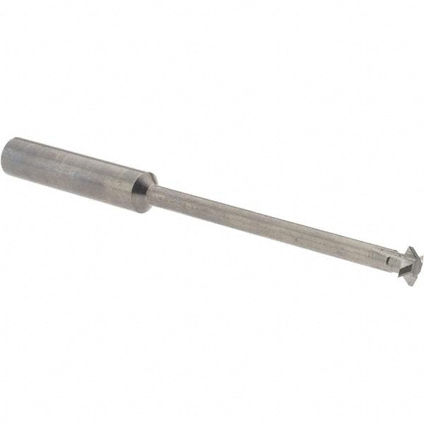 Accupro 38137998 Double Angle Milling Cutter 60 &deg, 1/4" Cut Dia, 0.072" Cut Width, 1/4" Shank Dia, Solid Carbide