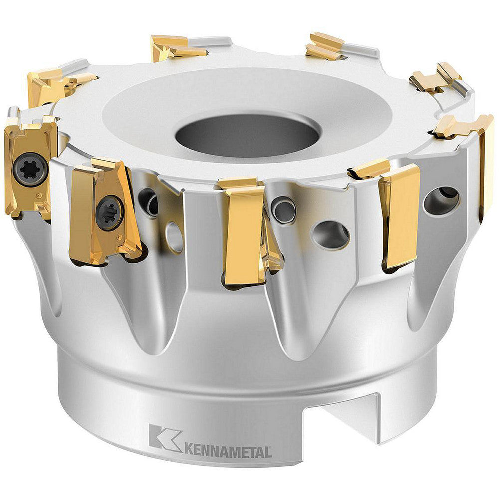 Kennametal 6140063 Indexable Square-Shoulder Face Mill  M4D300L1108S100L175,  3'' Cut Dia,  1.0000" Arbor Hole Dia,