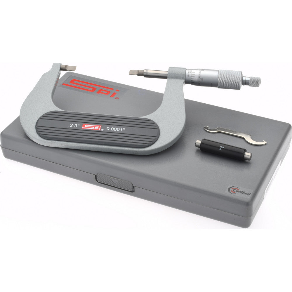 SPI CMS160809077 Blade Micrometer Mechanical, 2 to 3"