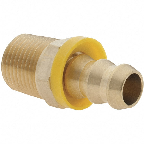 Value Collection 2750003030 Barbed Push-On Hose Male Connector 1/2" NPTF, Brass
