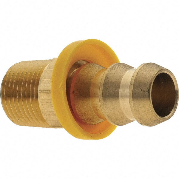Value Collection 2750002830 Barbed Push-On Hose Male Connector 3/8" NPTF, Brass