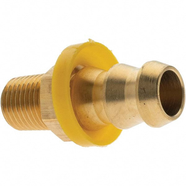 Value Collection 2750002630 Barbed Push-On Hose Male Connector 1/4" NPTF, Brass