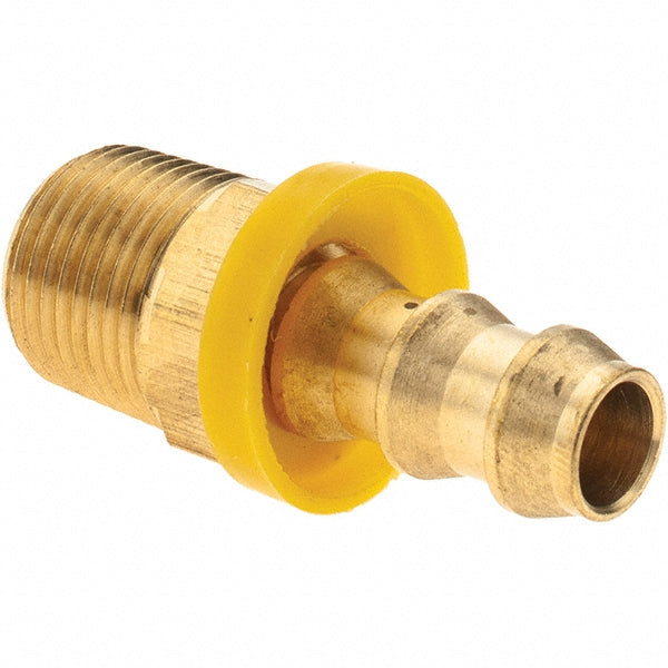 Value Collection 2750002230 Barbed Push-On Hose Male Connector 3/8" NPTF, Brass