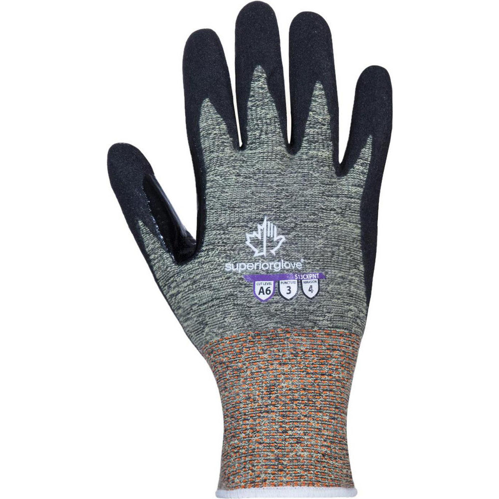 Superior Glove Works S13CXPNT-10 Cut, Puncture & Abrasion-Resistant Gloves Superior Glove Works S13CXPNT, Size X-Large, ANSI Cut A6, ANSI Puncture 3, Micropore Nitrile, Emerald CX