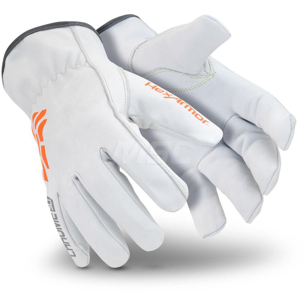 HexArmor 4061-XL (10) Cut & Puncture Resistant Gloves Style Driver's  Coating Material Uncoated  Coating Coverage Uncoated  Glove Type Cut, Puncture & Abrasion-Resistant  ANSI/ISEA Cut Resistance Level A5  Primary Material Goatskin Leather