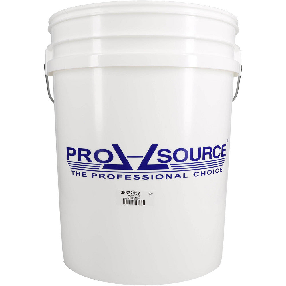 Pro-Source MW-HDPE-5 GAL 5 Gal, 14.5669" High, High-Density Polyethylene Round White Single Pail