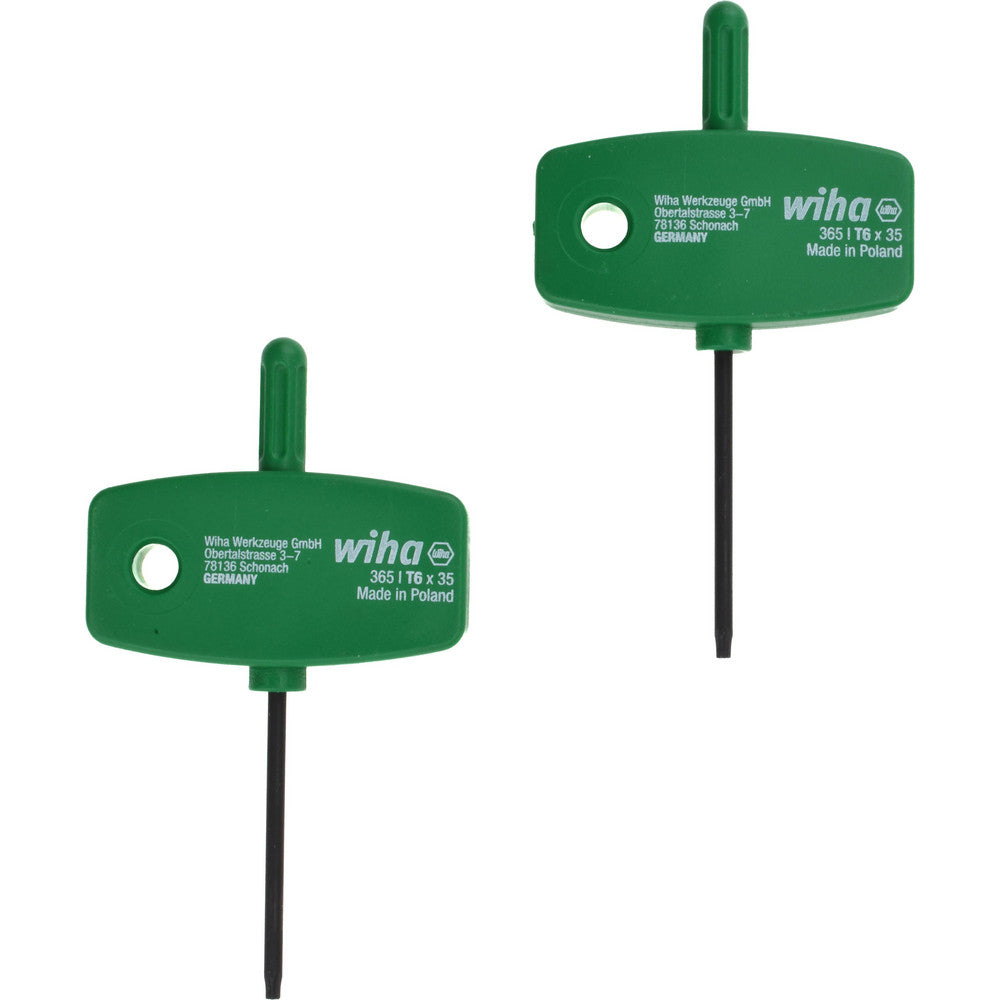 Wiha 36516 Torx Key Wing Handle, T6, 2.7" OAL