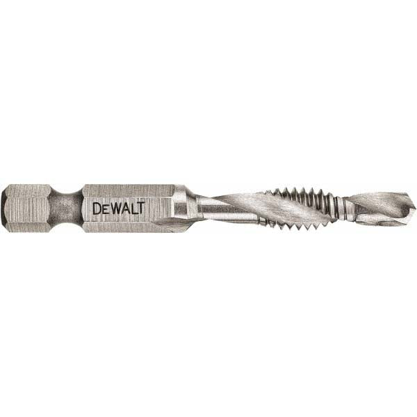 DeWALT DWADTQTR1420 Combination Drill Tap 1/4-20, 2B, 3 Flutes, High Speed Steel