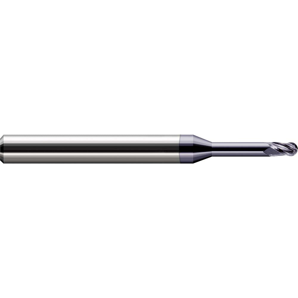 Harvey Tool 860662-C3 Ball End Mill 0.0620" Dia, 0.0930" LOC, 3 Flute, Solid Carbide