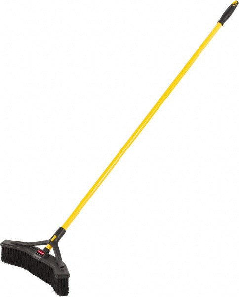 Rubbermaid 2018727 Push Broom 18" Wide, Polypropylene Bristle