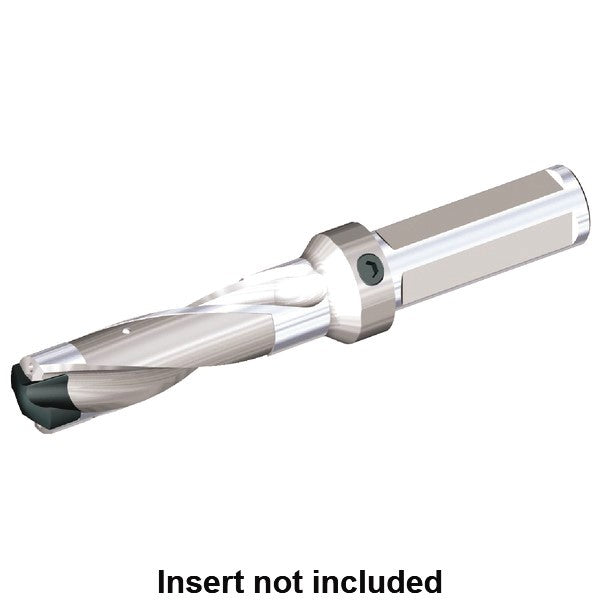 Kennametal 6123764 Replaceable-Tip Drill 38.1 to 40 mm Dia, 7-1/2" Max Depth, 1-1/2" Straight-Cylindrical Shank