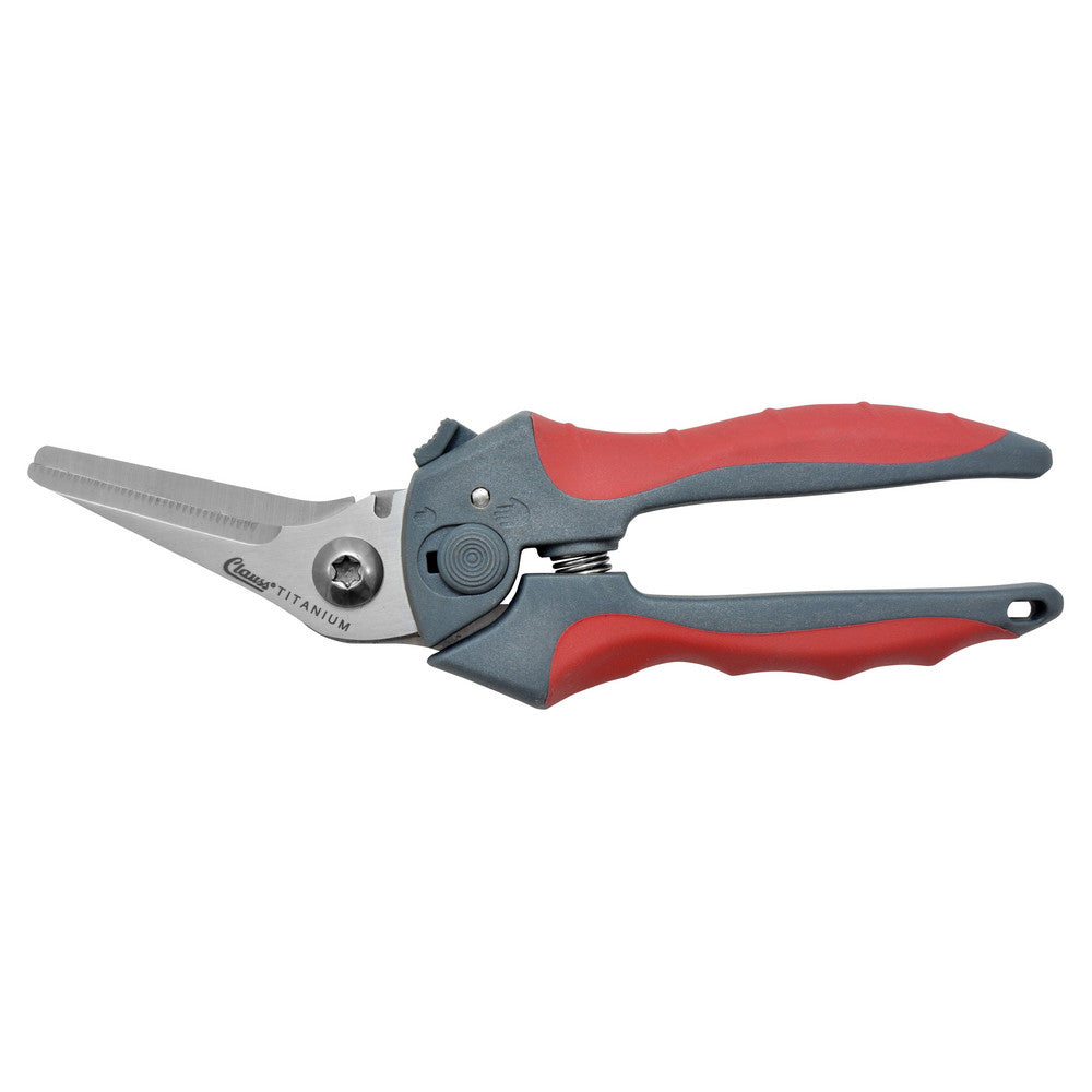 Clauss 19556 Multi-Purpose Snips 8" OAL, 2" LOC, Stainless Steel Blades