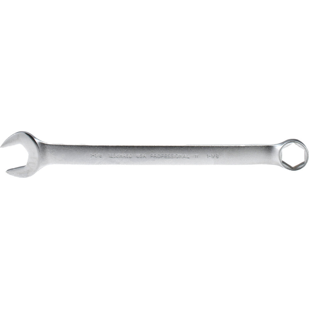 Proto J1236HASD Combination Wrench 1-1/8" Head Size, 15 deg Offset
