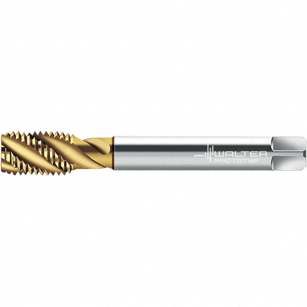 Walter-Prototyp 6743433 Spiral Flute Tap M20x2.50 DIN 376, 4 Flutes, Semi-Bottoming, 6H Class of Fit, High Speed Steel, TIN Coated