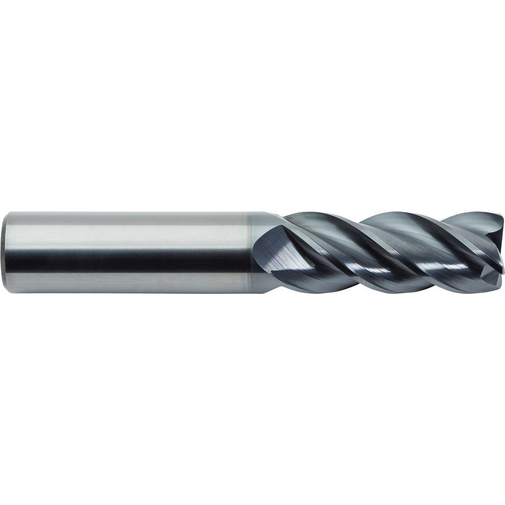 M.A. Ford 27737512B Corner Radius End Mill 3/8" Dia, 7/8" LOC, 38 & 41 deg Helix, Corner Radius End, Centercutting Series 277