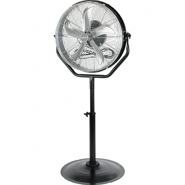 Pro-Source CED5346 24" Blade 1/3 hp Non-Oscillating Industrial Circulation Pedestal Fan