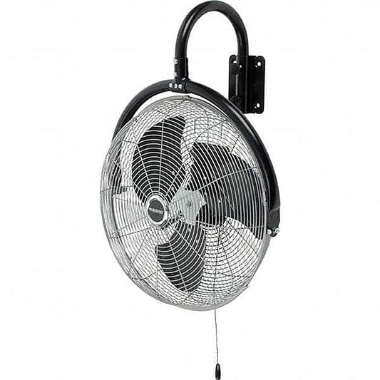 Pro-Source CED241M 20" Blade, 1/3 hp, 6,039 Max CFM, Wall-Mount Fan