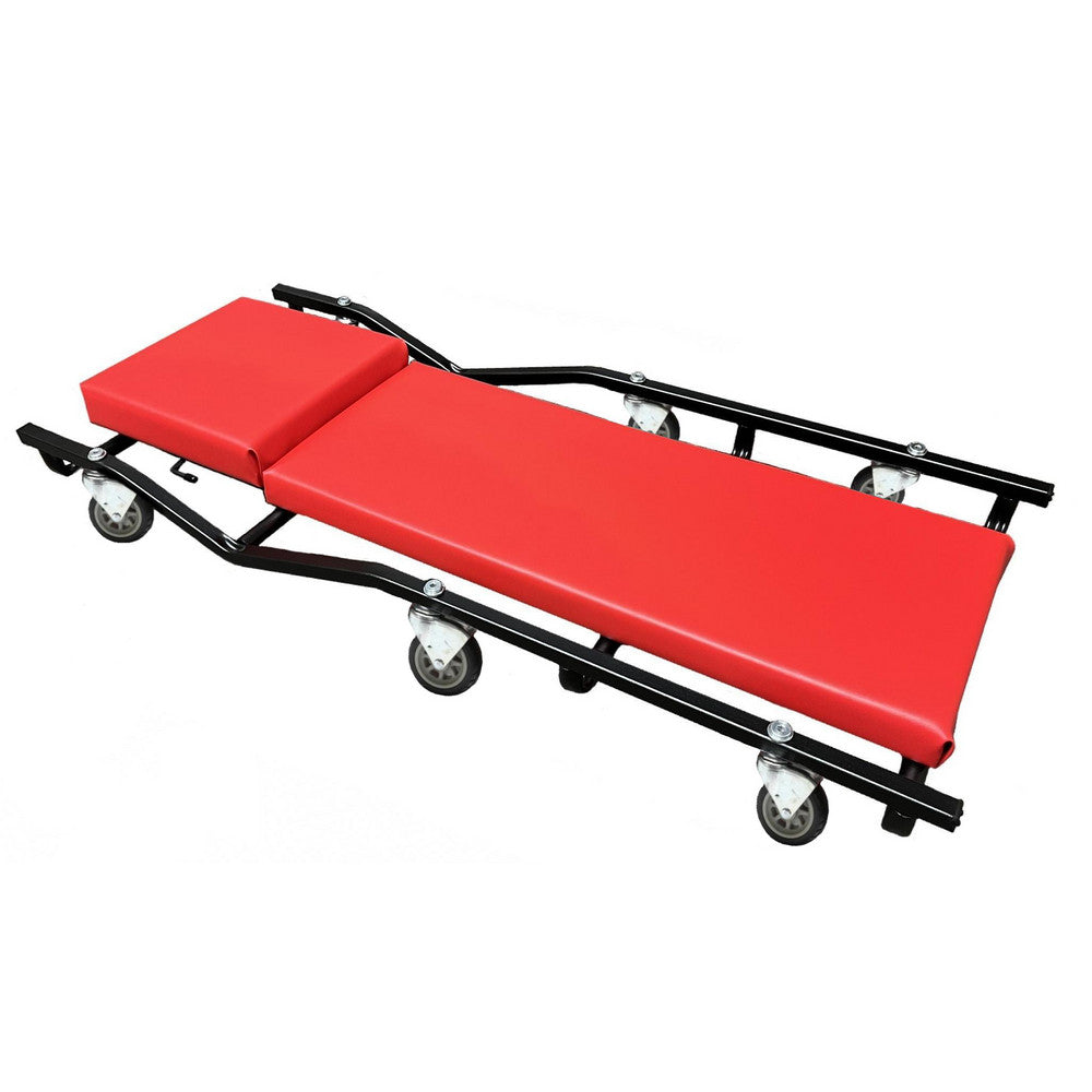 Whiteside MTLV6ADJ3NM 660 Lb Capacity, 6 Wheel Creeper with Adjustable Headrest
