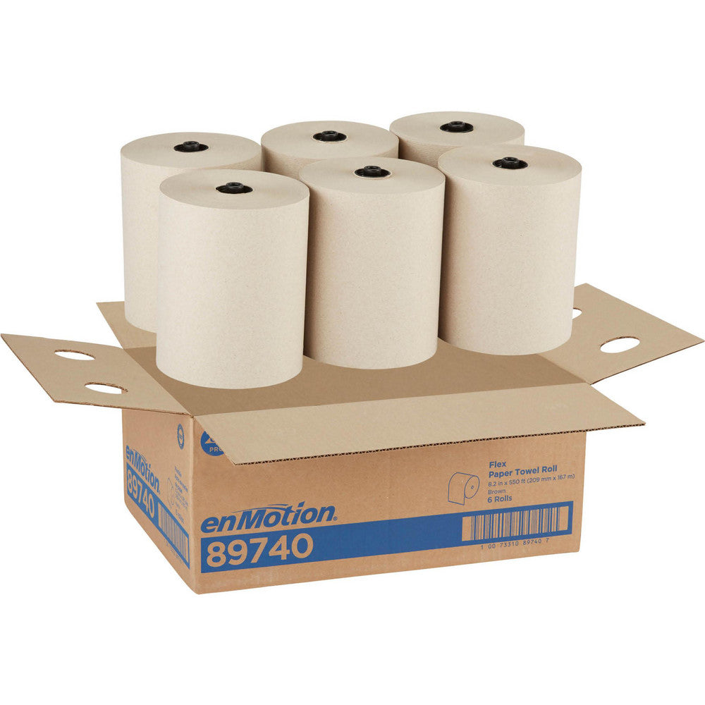 Georgia Pacific 89740 Enmotion Flex Recycled Paper Towel Rolls, Brown