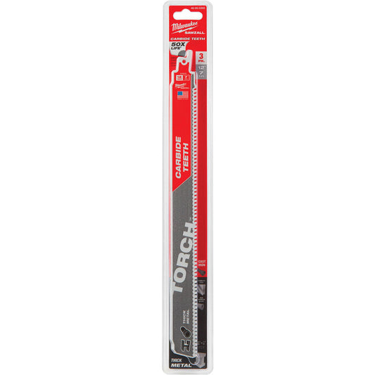 Milwaukee Tool 48-00-5303 Reciprocating Saw Blade Solid Carbide